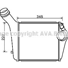 AVA QUALITY COOLING pr4059 -  Интеркулер